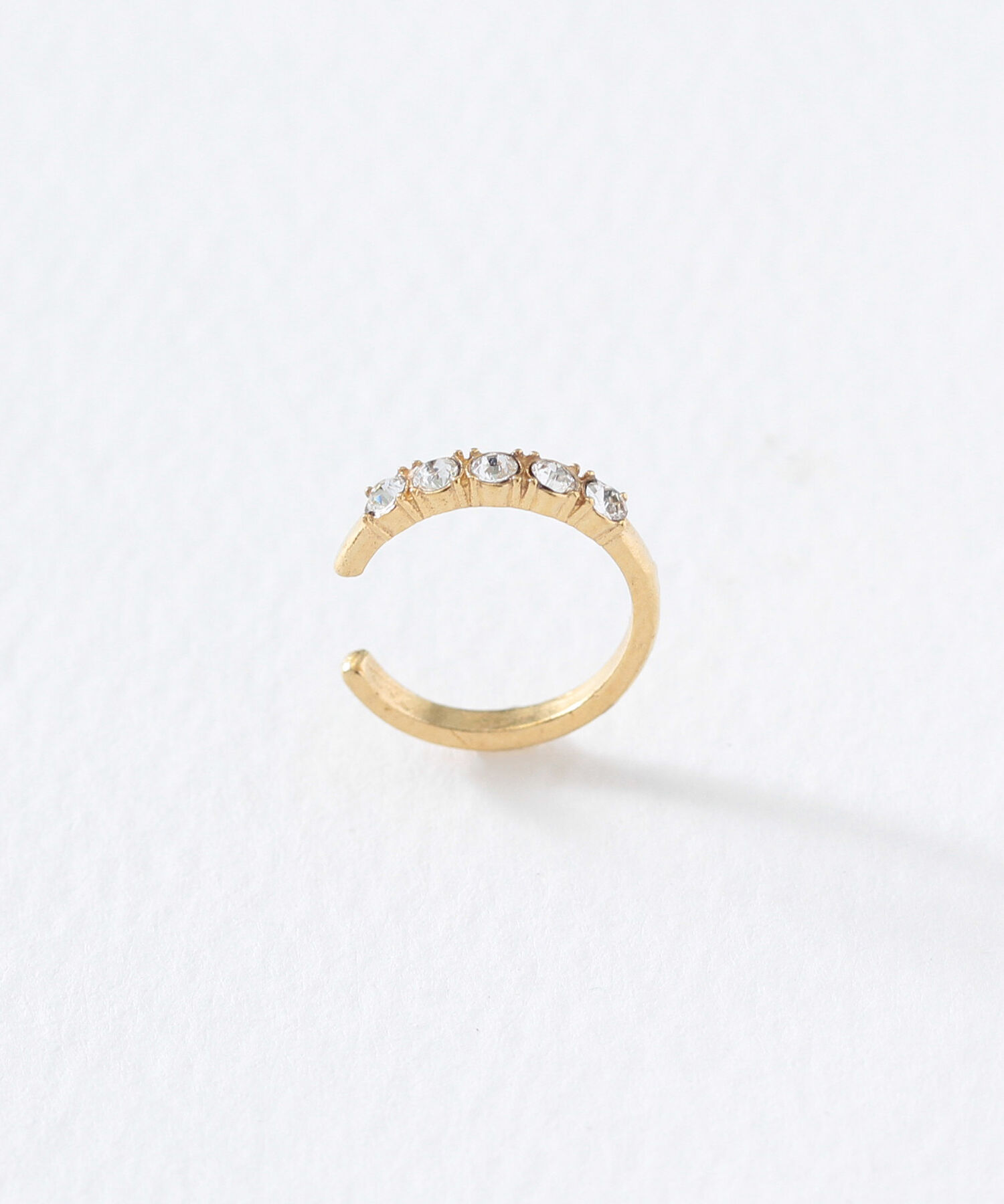  「5粒ガラス　イヤーカフ」|イヤーカフ|