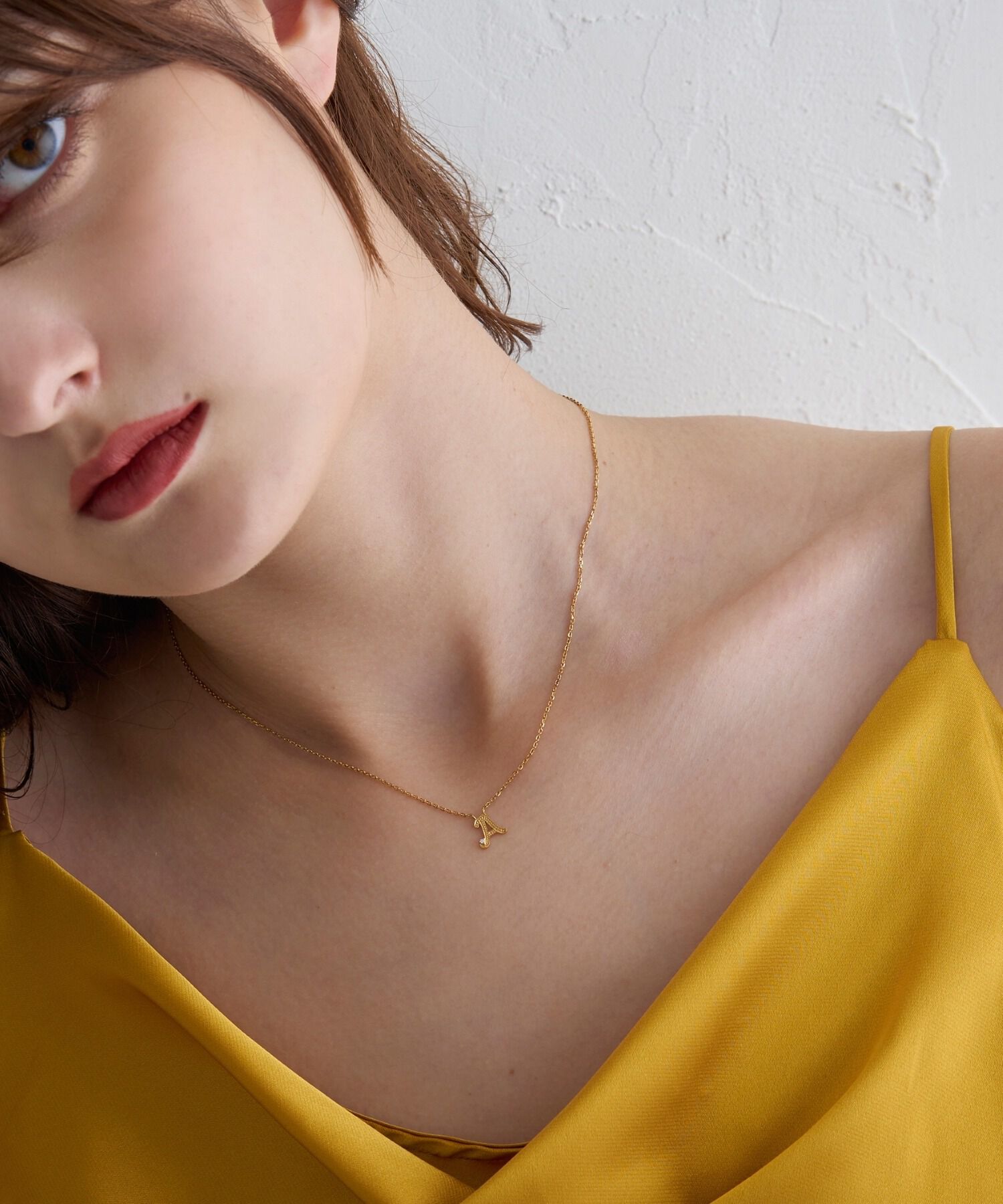 JUPITER「【SV】イニシャルダイヤモンドネックレス」|ネックレス|