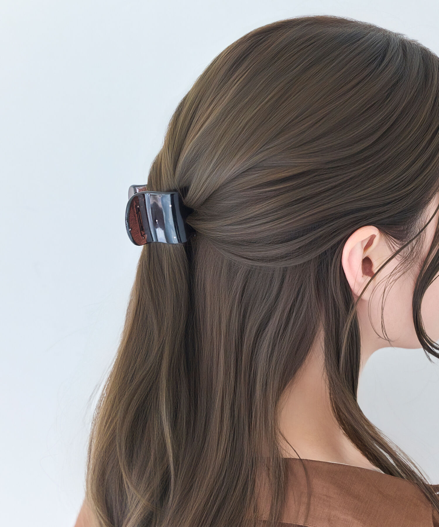 Phoebe「ミルキースタッズミニバンスクリップ　ブラック」|その他|