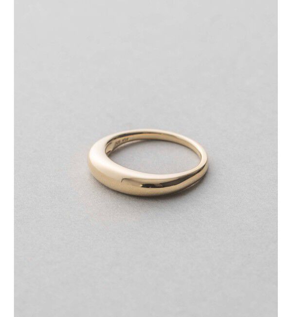 ete「K18YG レイヤード バブル リング」|リング|