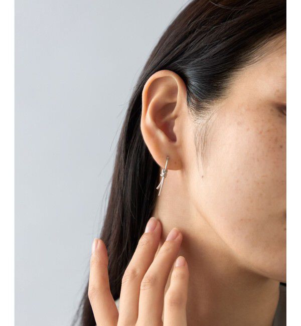 Jouete「フープピアス ノット」|ピアス|