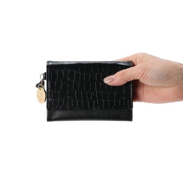  「メタルチャーム・　ネームカードケース　／Ｌｉｌｉｅｔｍｏｉ」|名刺入れ・カードケース|ブラック