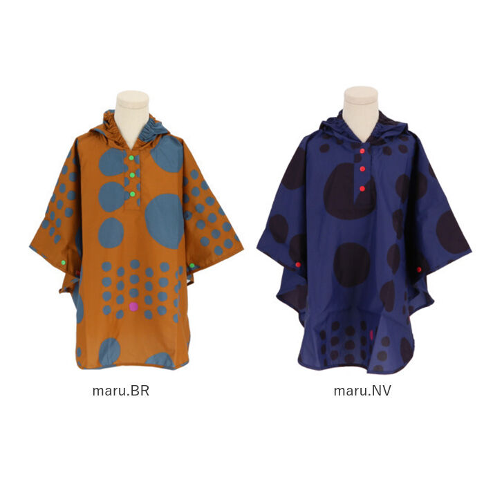 BACKYARD FAMILY「キッズ レイン コート ポンチョ 通販 レインポンチョ カッパ 雨具 サイズ S 80 90」|その他ベビー用品|