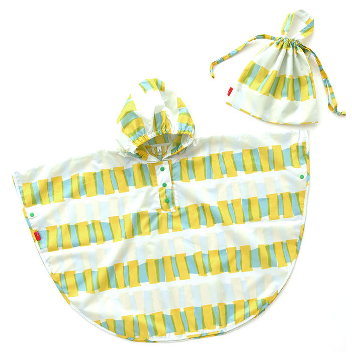 BACKYARD FAMILY「キッズ レイン コート ポンチョ 通販 レインポンチョ カッパ 雨具 サイズ S 80 90」|その他ベビー用品|