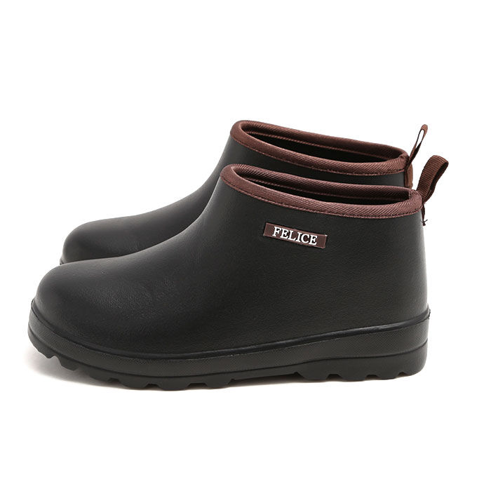 BACKYARD FAMILY「ショートレインブーツ レディース 通販 ショート ブーツ 無地 雨靴 雨具 ゆったり 防水 靴」|レインシューズ|