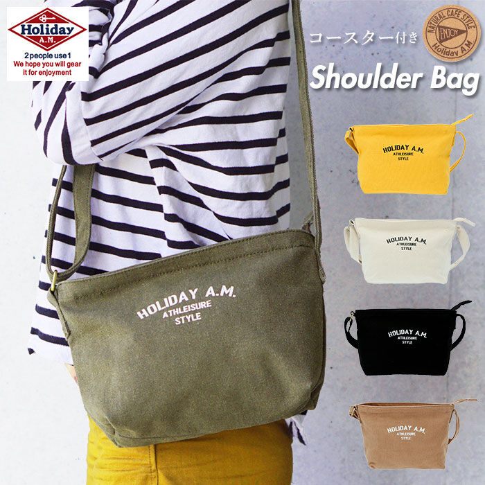 BACKYARD FAMILY「ショルダーバッグ レディース 斜めがけ 通販 軽い おしゃれ シンプル サコッシュ キャンバス」|ショルダー・メッセンジャー|