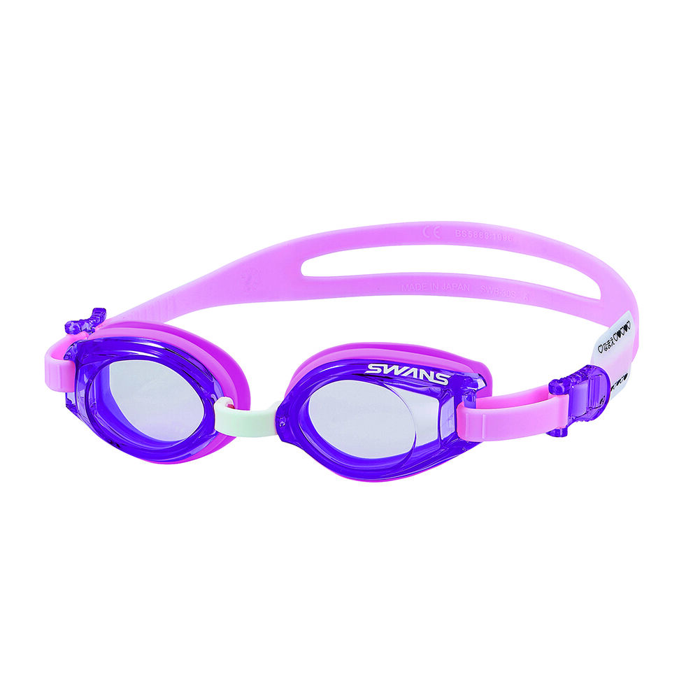 BACKYARD FAMILY「ゴーグル 水泳 子供 通販 スワンズ SWANS スイムゴーグル 水中メガネ スイミングゴーグル」|その他|パープル1