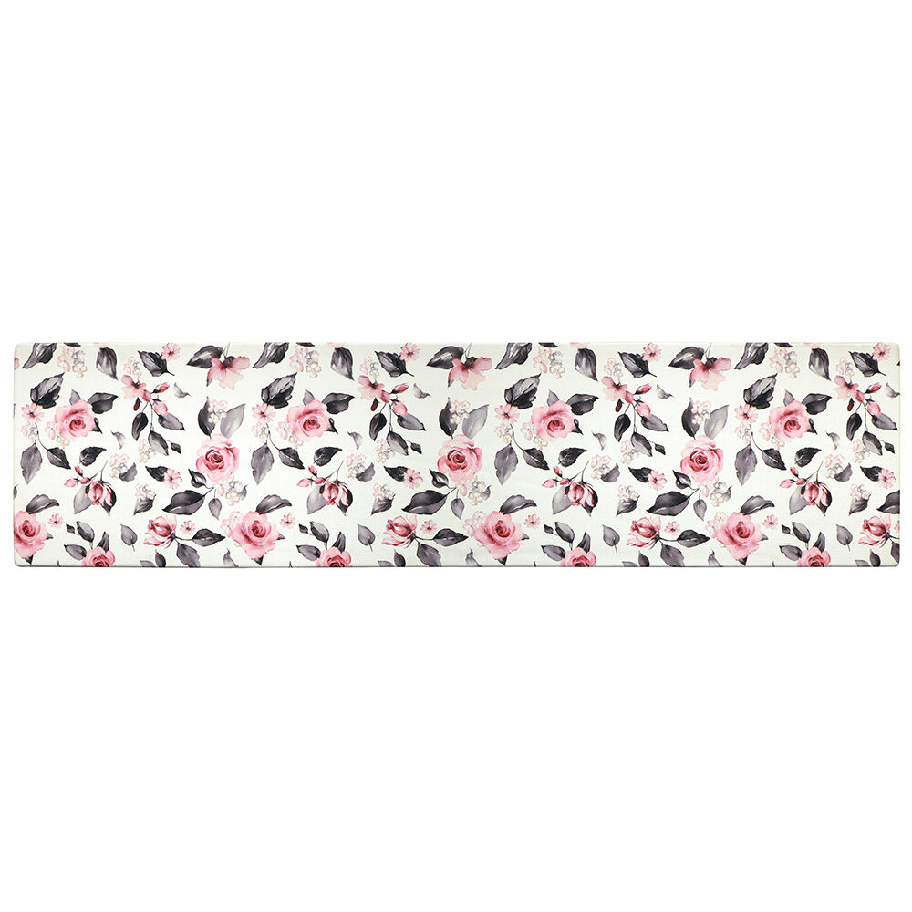 BACKYARD FAMILY「キッチンマット 拭ける おしゃれ 通販 240cm pvcマット 240センチ 台所マット 約」|食器・キッチングッズ|ピンク1