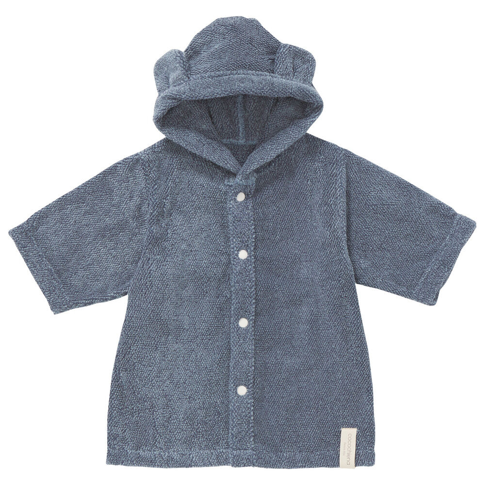 BACKYARD FAMILY「ココチエナ ベビー 通販 cocochiena ココポンチョ バスローブ ベビーバスローブ」|その他ベビー用品|ブルー1