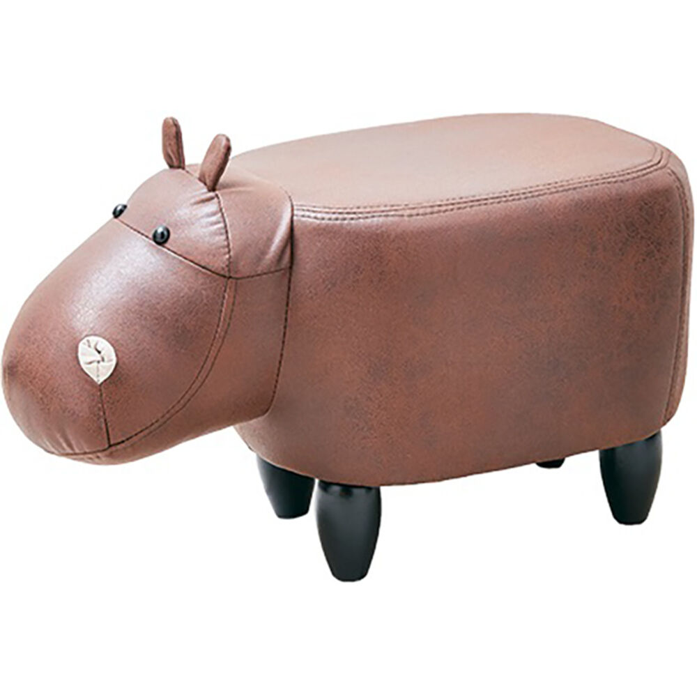 BACKYARD FAMILY「アニマル スツール 楽天 かばモチーフ ポール オットマン En Fance EF-ST02」|その他|ブラウン1