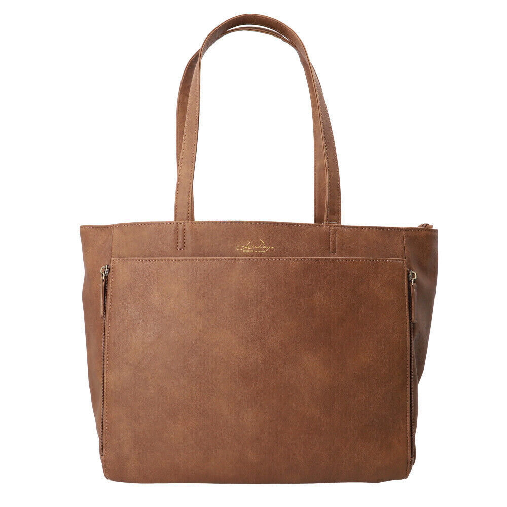 BACKYARD FAMILY「LIZDAYS リズデイズ トートバッグ lz-71611 通販 大きめ A4 大容量 通勤 通学」|トートバッグ|ブラウン1