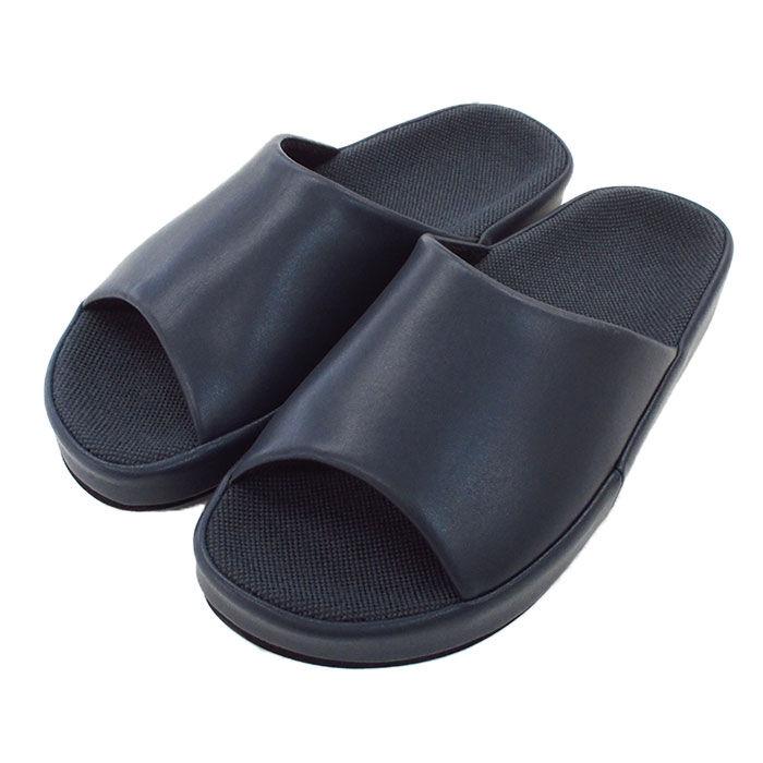 BACKYARD FAMILY「スリッパ 室内 おしゃれ 通販 日本製 フット快カラー 前あきスリッパ 前開きスリッパ」|ルームシューズ|