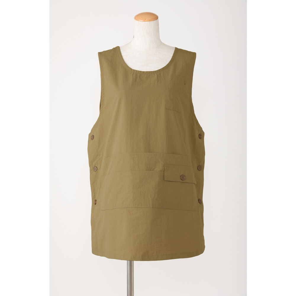 BACKYARD FAMILY「エプロン 撥水 作業 通販 かぶり かぶる レディース 保育士 かわいい 可愛い おしゃれ」|その他|ベージュ1