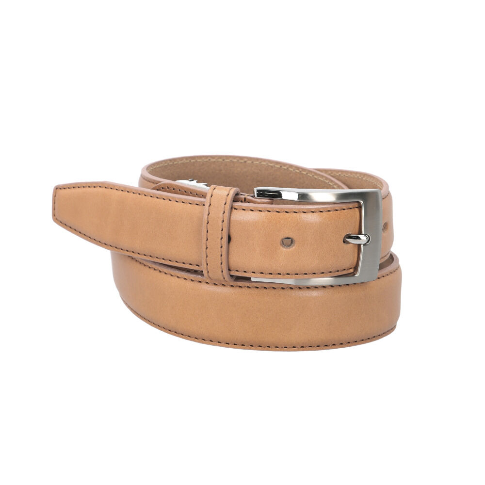 BACKYARD FAMILY「栃木レザー ベルト ビジネス 通販 日本製 サマーオイル ビジネスベルト メンズビジネスベルト」|ベルト|ベージュ1