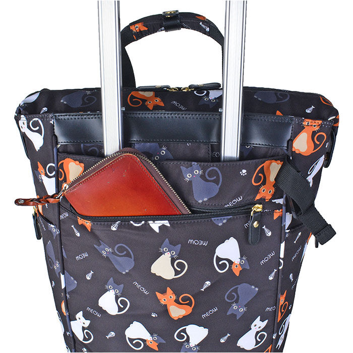 BACKYARD FAMILY「ショッピングカート 4輪 おしゃれ 通販 SAXON バッグ キャリーバッグ ショッピングキャリー」|キャリーケース|