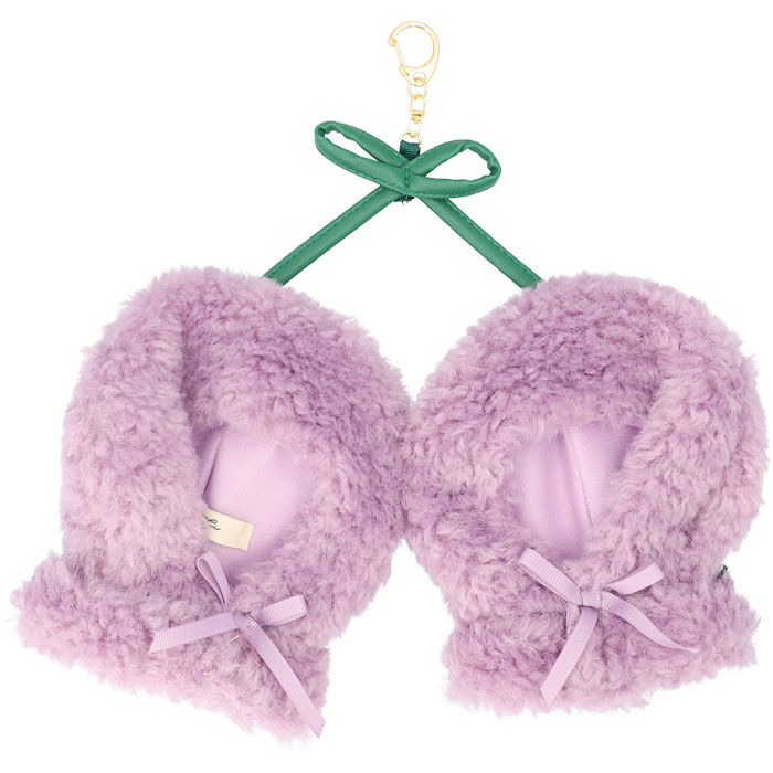 BACKYARD FAMILY「ぬいぐるみキーホルダー 通販 推し活 ぬいぐるみ 服 ポンチョ ぬいポンチョ 15cm さくらんぼ」|チャーム・キーホルダー|