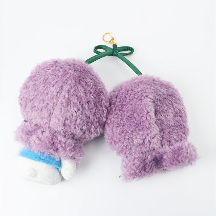 BACKYARD FAMILY「ぬいぐるみキーホルダー 通販 推し活 ぬいぐるみ 服 ポンチョ ぬいポンチョ 15cm さくらんぼ」|チャーム・キーホルダー|