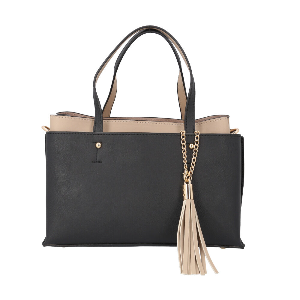 BACKYARD FAMILY「トートバッグ レディース 通販 ショルダーバッグ 2WAY 手提げバッグ バイカラーバッグ」|トートバッグ|ブラック1