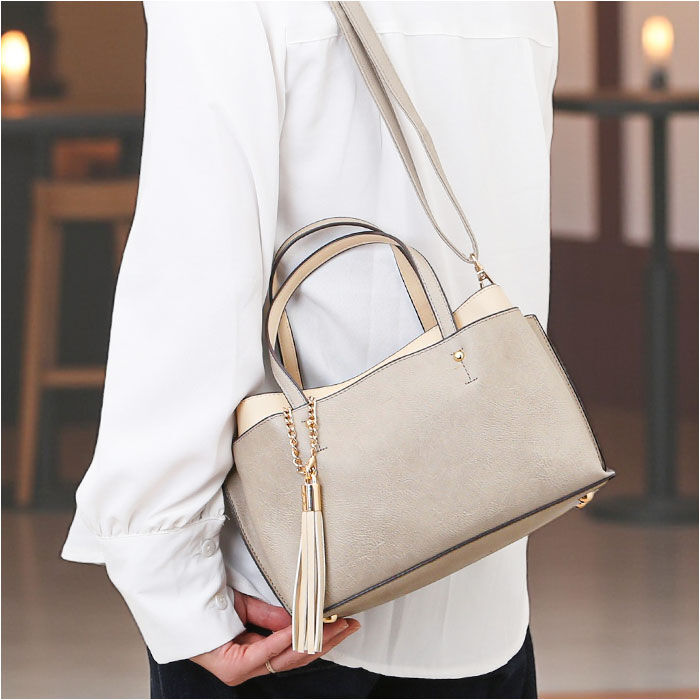 BACKYARD FAMILY「トートバッグ レディース 通販 ショルダーバッグ 2WAY 手提げバッグ バイカラーバッグ」|トートバッグ|