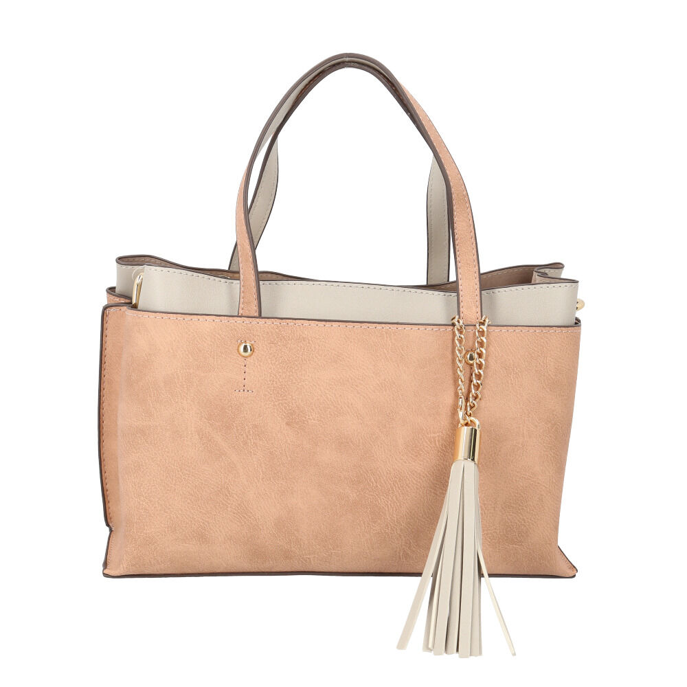 BACKYARD FAMILY「トートバッグ レディース 通販 ショルダーバッグ 2WAY 手提げバッグ バイカラーバッグ」|トートバッグ|ピンク1