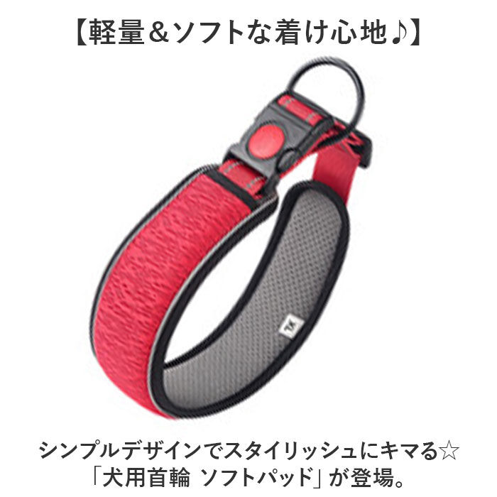 BACKYARD FAMILY「犬 首輪 おしゃれ 通販 くびわ カラー いぬ 痛くない メッシュ 軽い 軽量 ソフトパッド 反射」|その他|