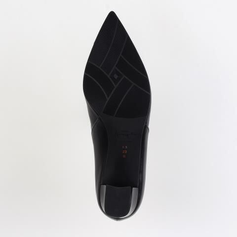 銀座かねまつ「LSFL2565SHPBLK 【本革】【防水】アクアベルパンプス」|パンプス|