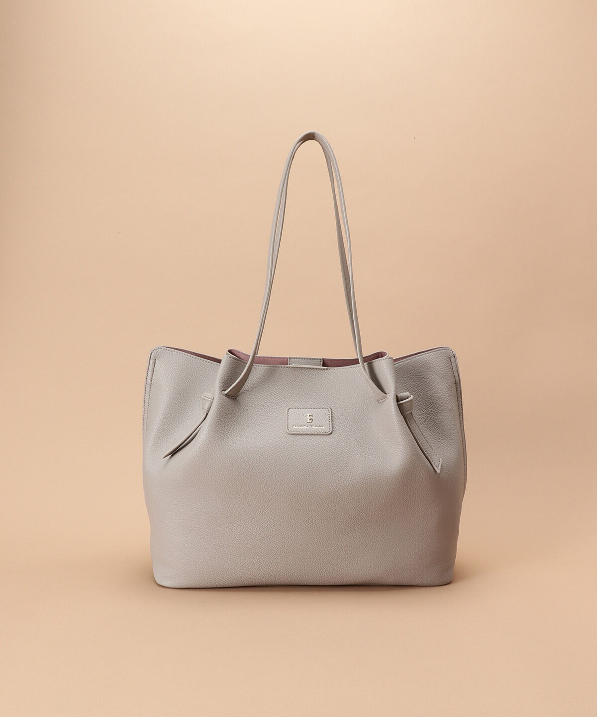 Samantha Thavasa「フレアデザイン トートバッグ大サイズ」|トートバッグ|グレー