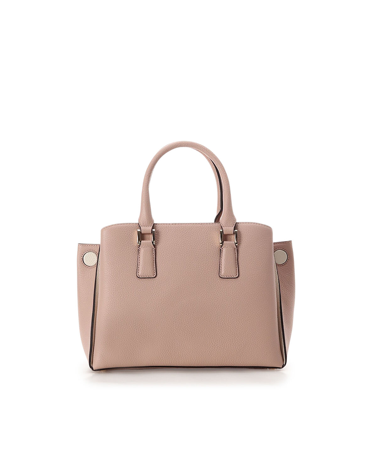 Samantha Thavasa「バイカラーレザー ハンドルバッグ」|ハンドバッグ|