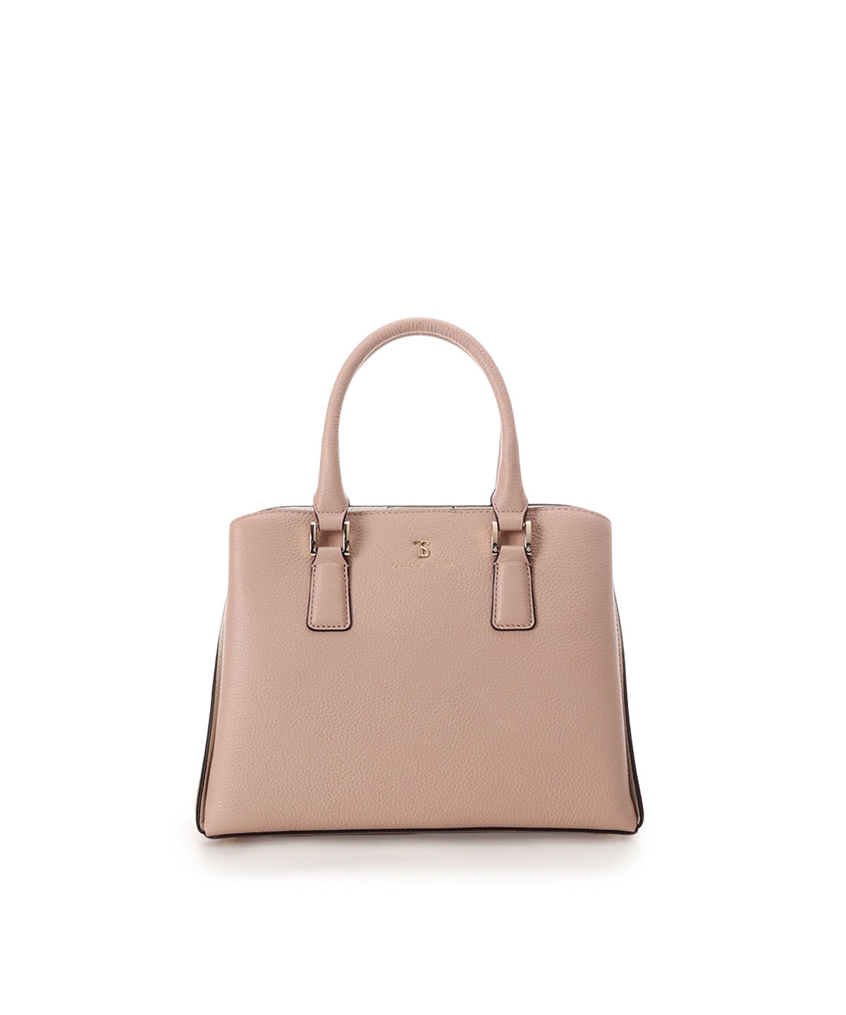 Samantha Thavasa「バイカラーレザー ハンドルバッグ」|ハンドバッグ|