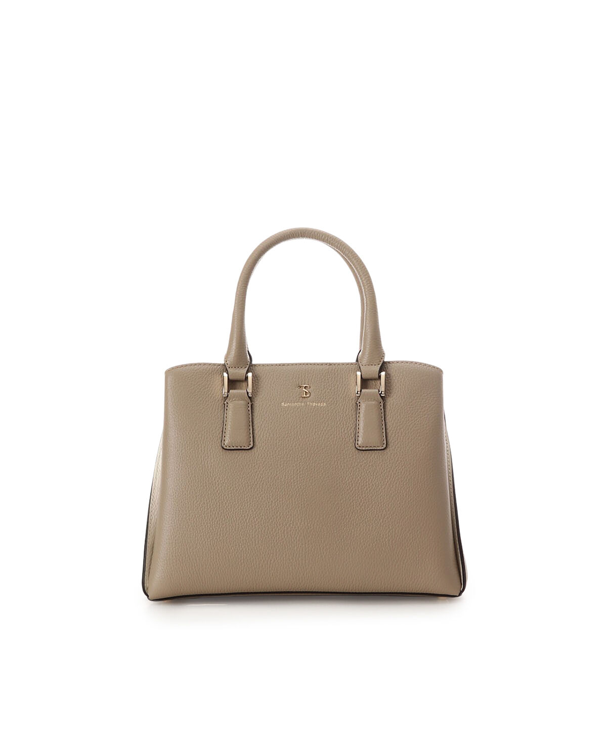 Samantha Thavasa「バイカラーレザー ハンドルバッグ」|ハンドバッグ|