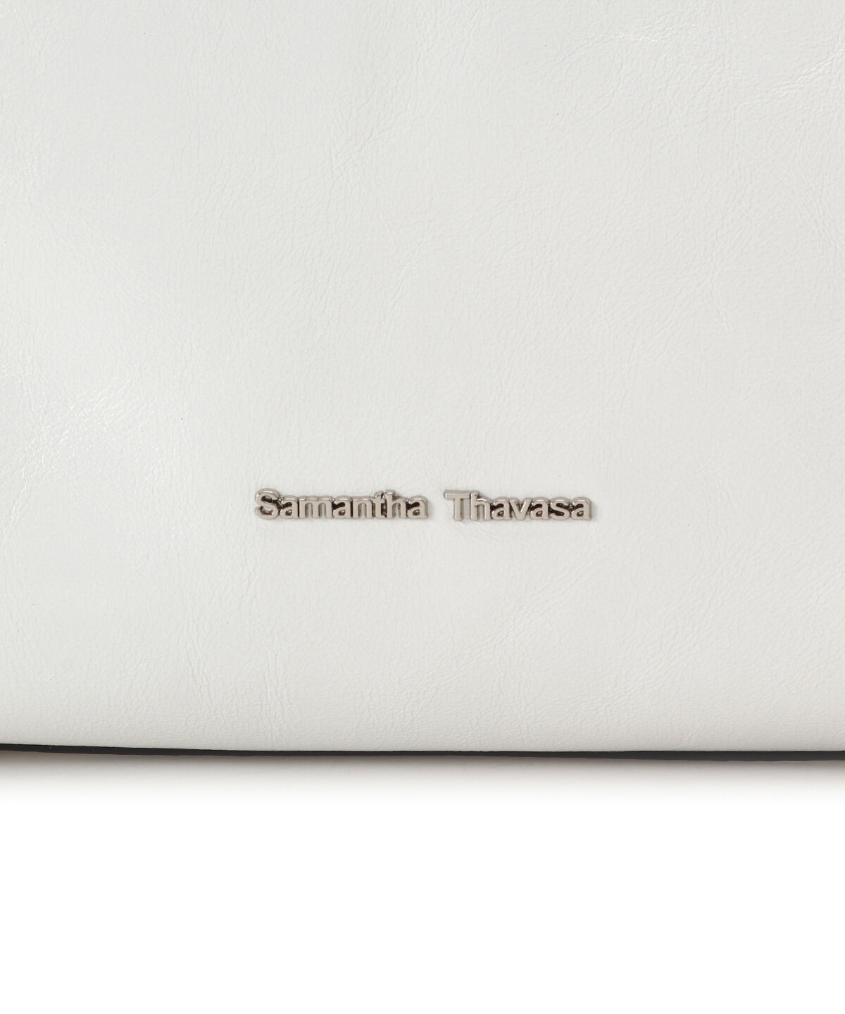 Samantha Thavasa「クラックテクスチャー調レザーハンドバッグ 大サイズ」|ハンドバッグ|