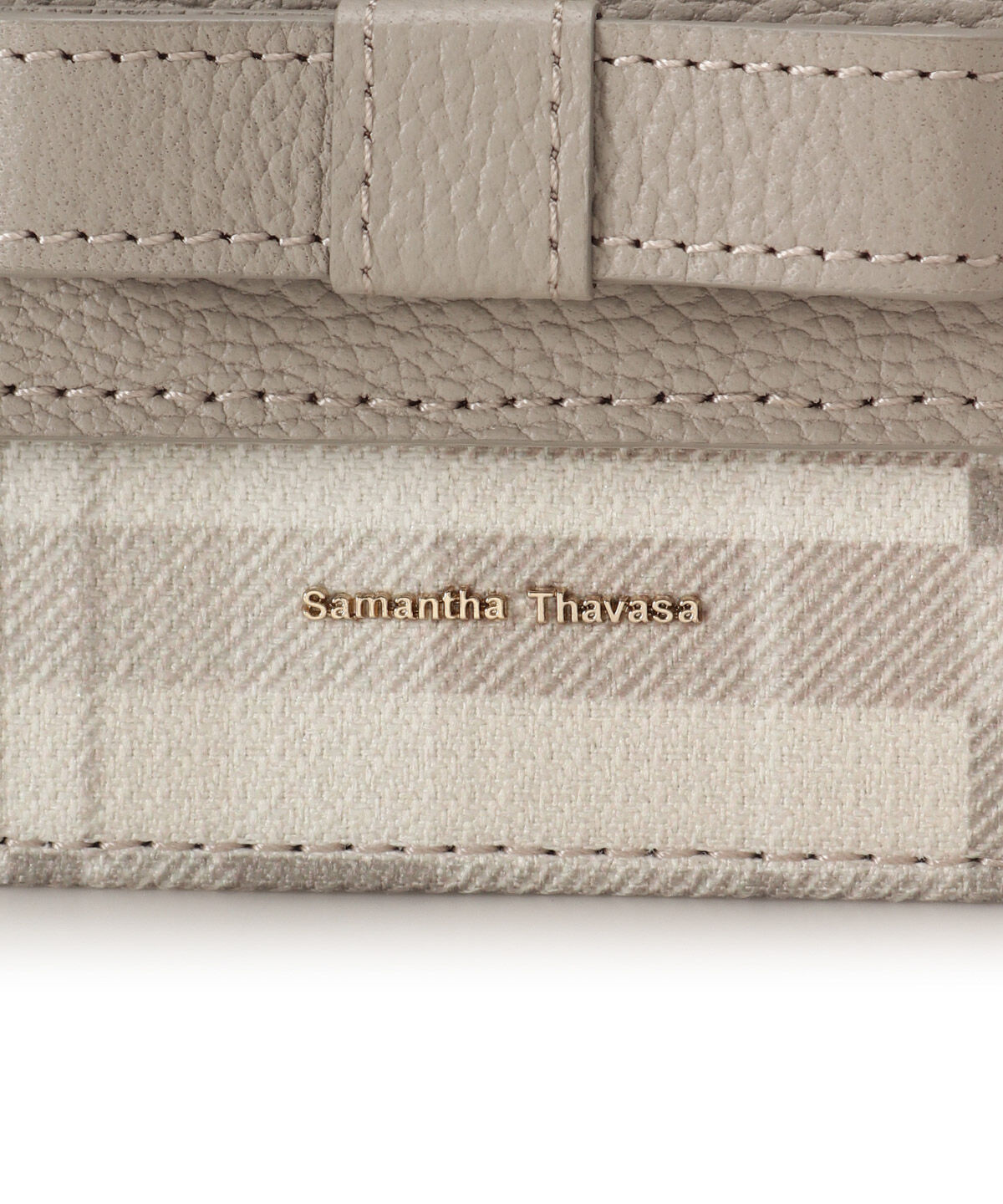 Samantha Thavasa「チェック柄エムシュシュⅢ ショルダーバッグ 小サイズ」|ショルダー・メッセンジャー|