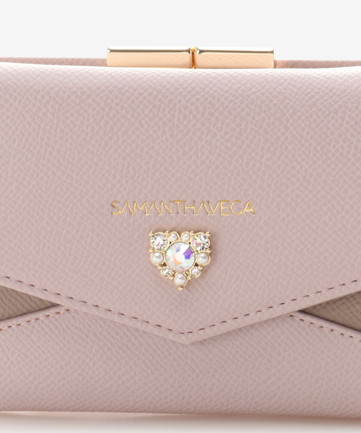 Samantha Vega「ハートビジュー付き折財布」|財布|