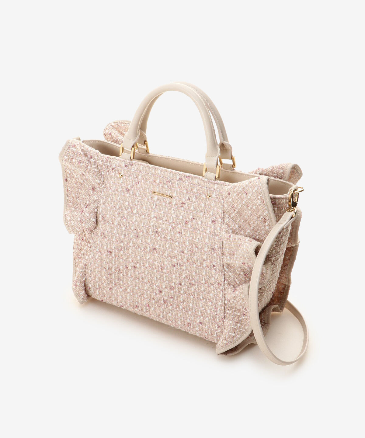 Samantha Vega「ツイードフリルトート(大)」|ハンドバッグ|