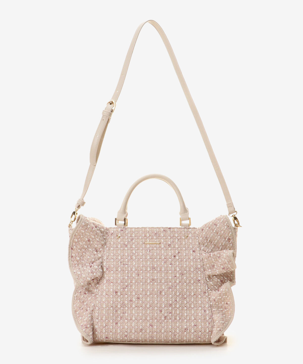 Samantha Vega「ツイードフリルトート(大)」|ハンドバッグ|