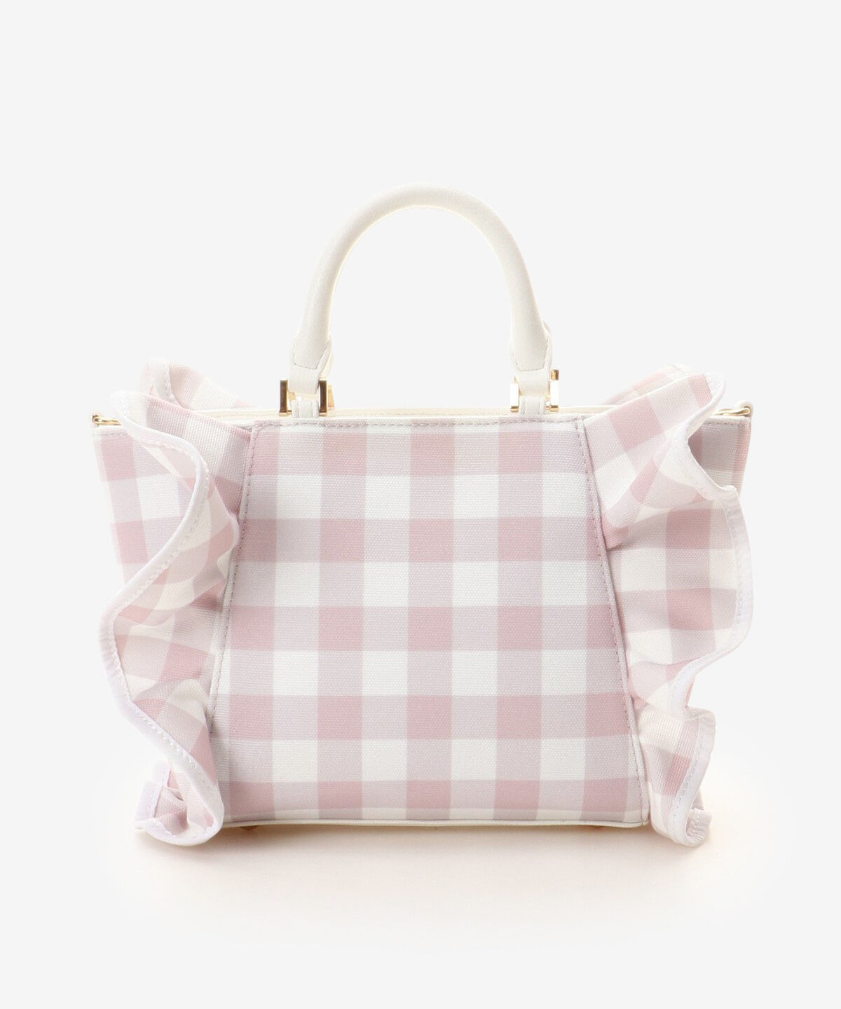 Samantha Vega「チェックフリルハンドバッグ（小）」|ハンドバッグ|