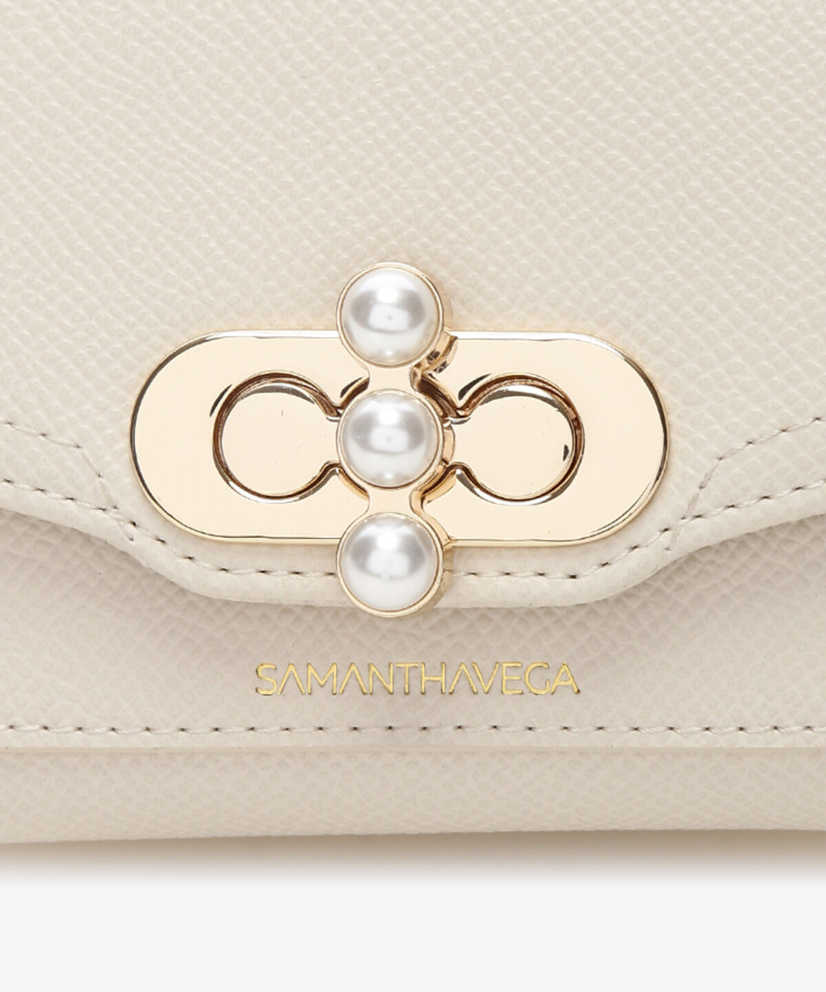 Samantha Vega「3連パール折財布」|財布|