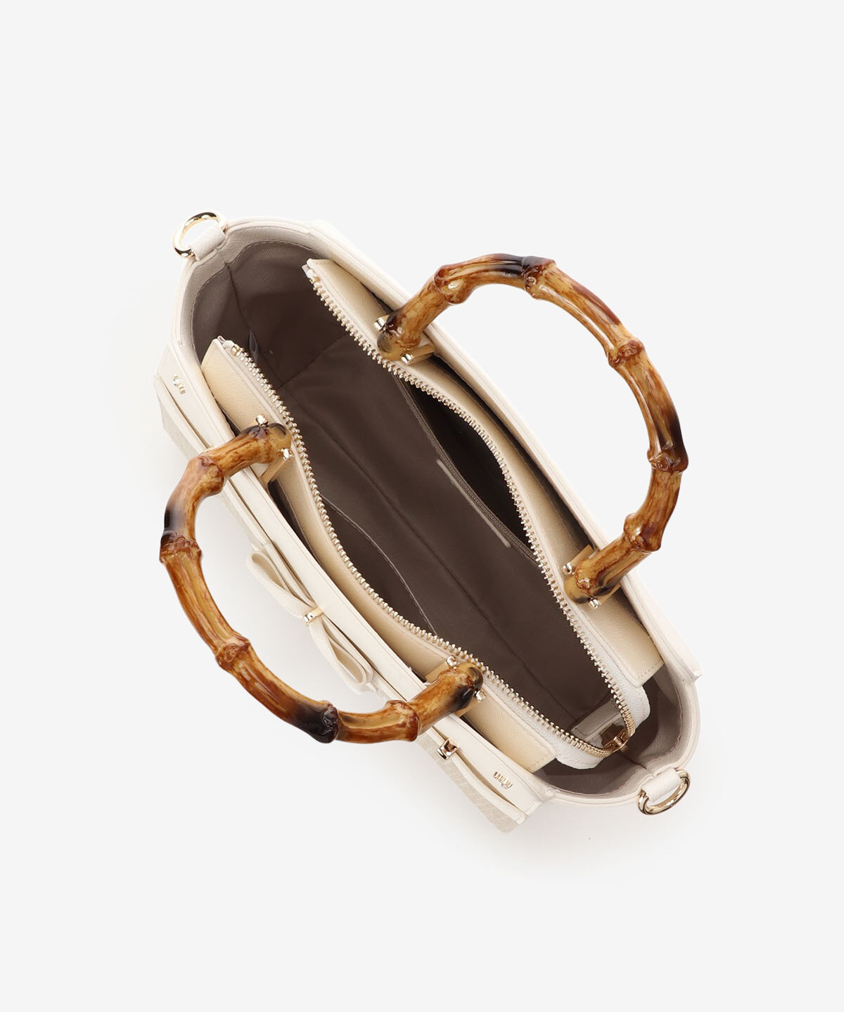 Samantha Vega「マテリアルアクセントリボンハンドバッグ」|ハンドバッグ|