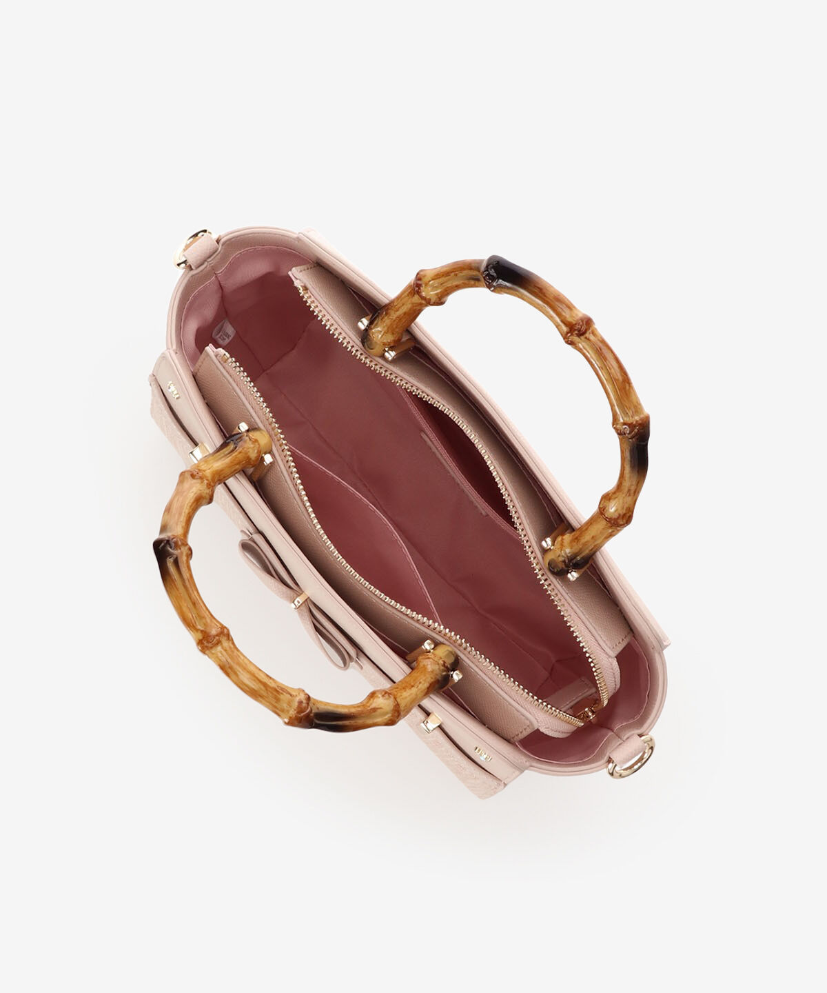 Samantha Vega「マテリアルアクセントリボンハンドバッグ」|ハンドバッグ|