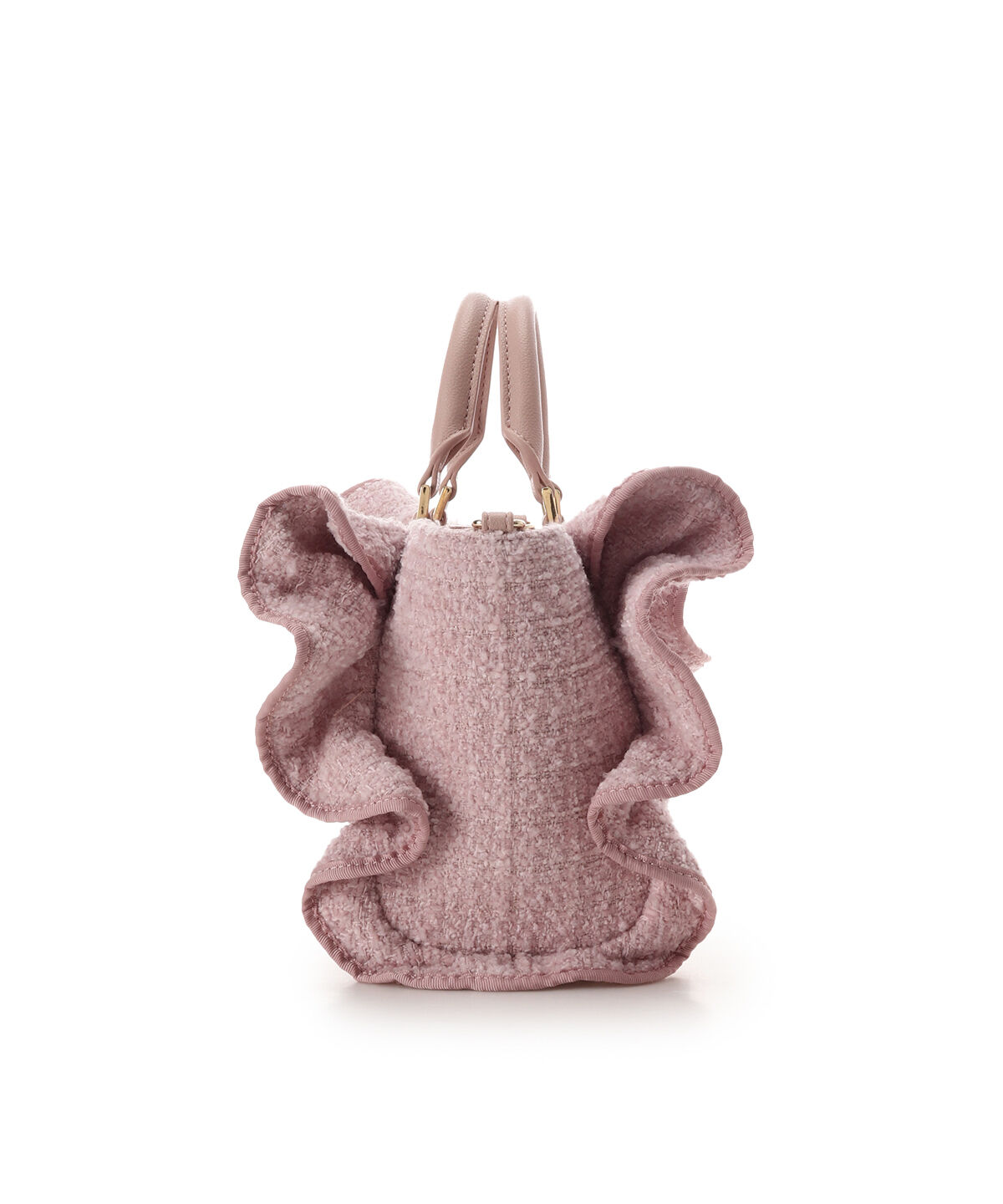 Samantha Vega「ツイードフリルハンドバッグ（小）」|ハンドバッグ|