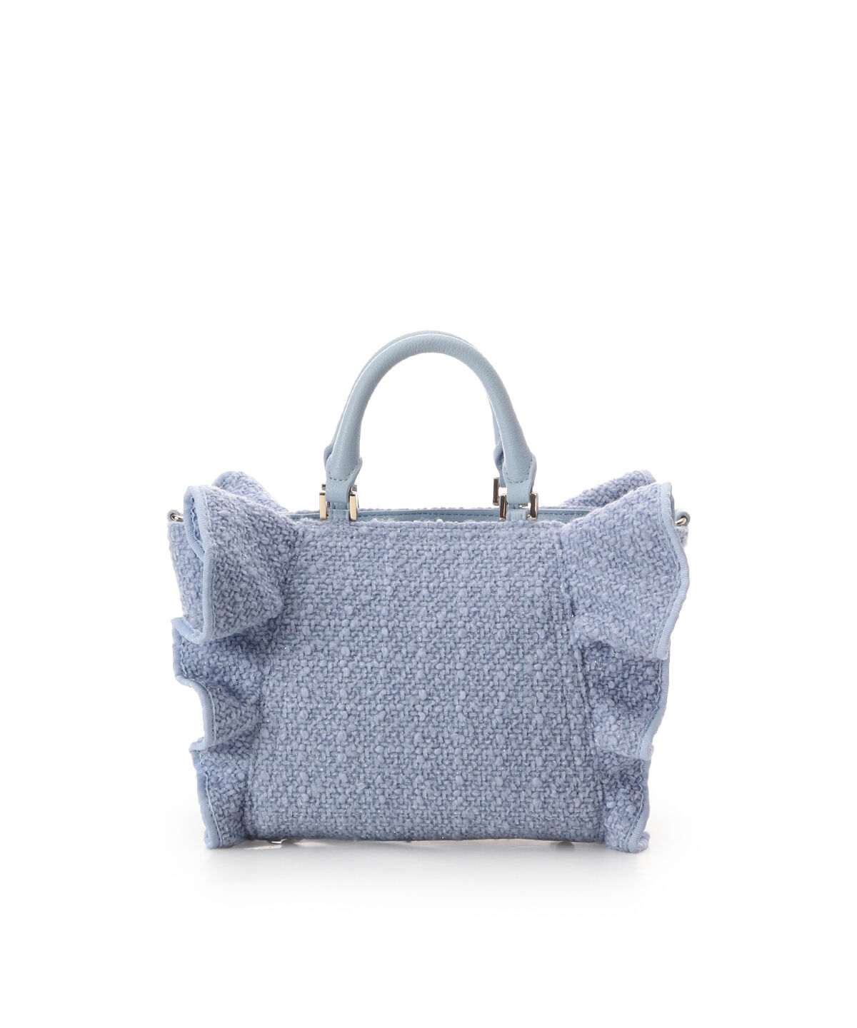 Samantha Vega「ツイードフリルハンドバッグ（小）」|ハンドバッグ|
