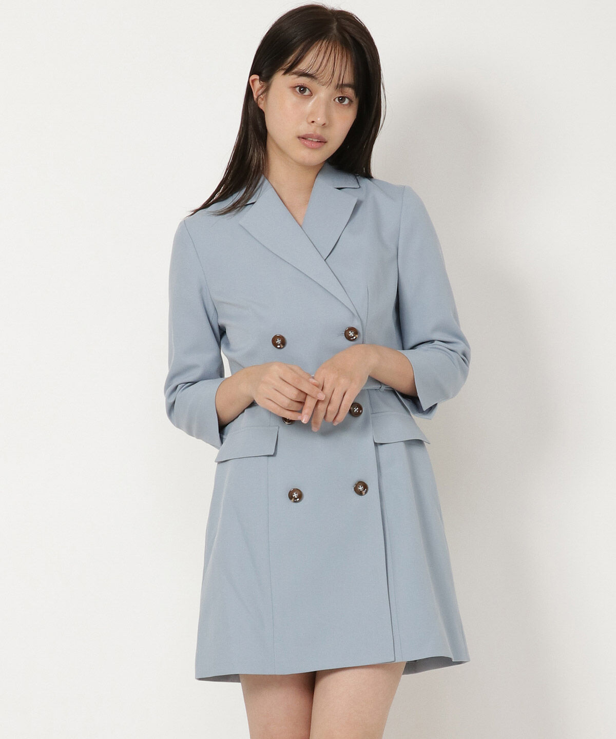 REDYAZEL「テーラーカラーミニワンピース」|ワンピース|