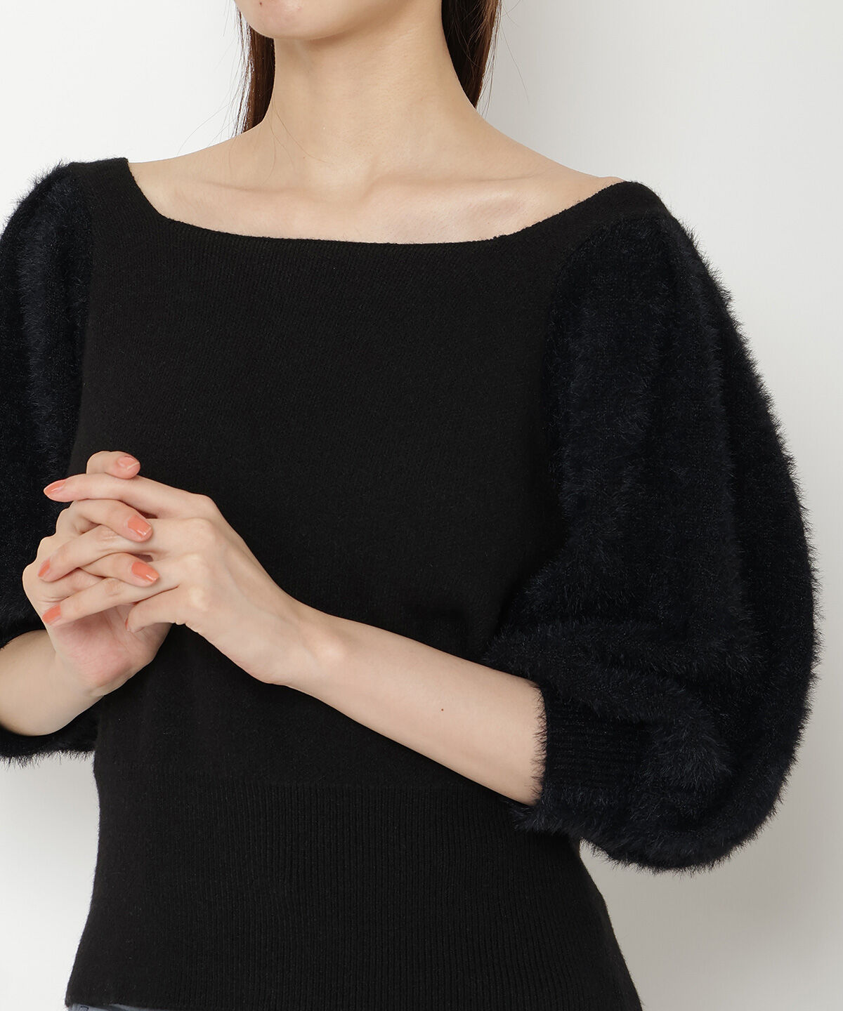 REDYAZEL「シャギースリーブニットトップス」|ニット・セーター|