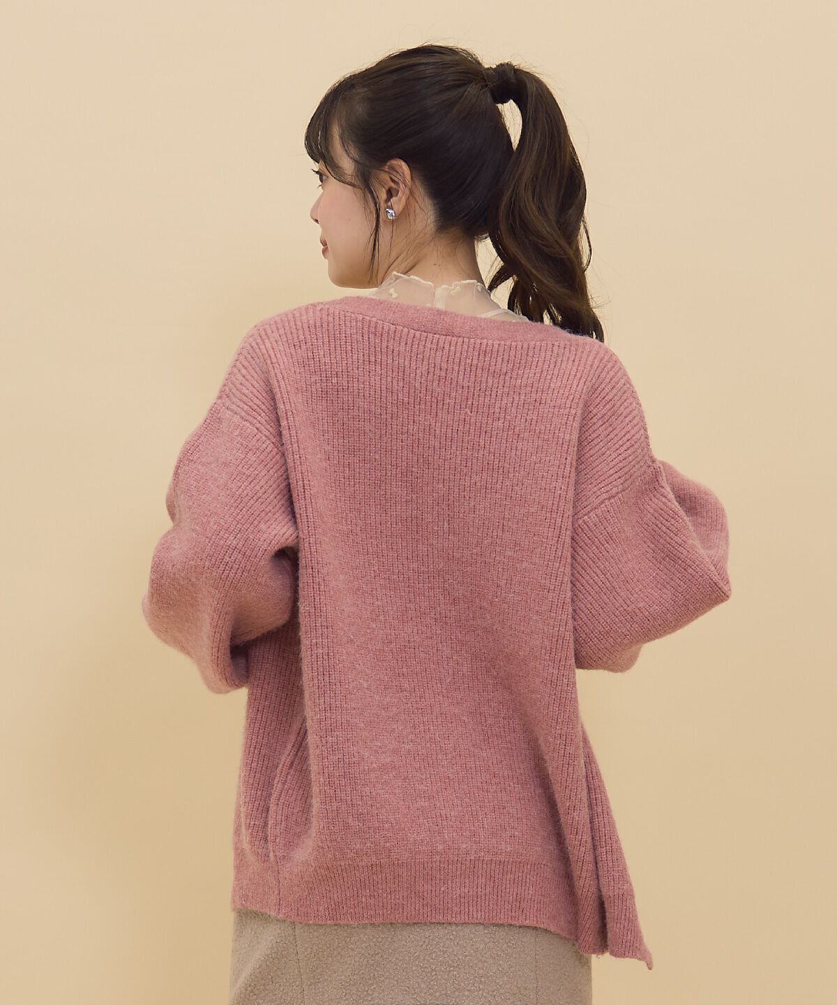 REDYAZEL「Vネックカーディガン」|カーディガン|