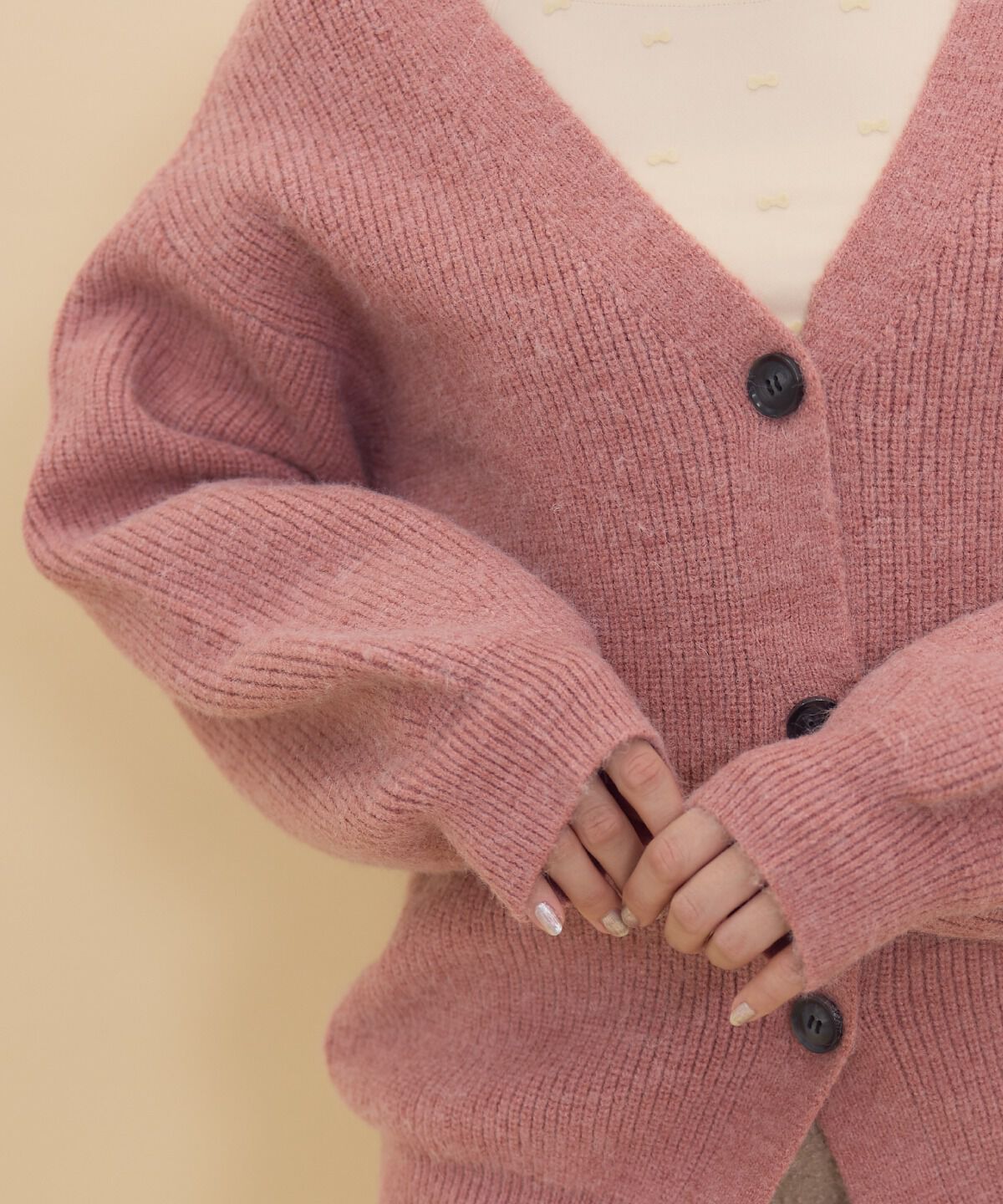 REDYAZEL「Vネックカーディガン」|カーディガン|