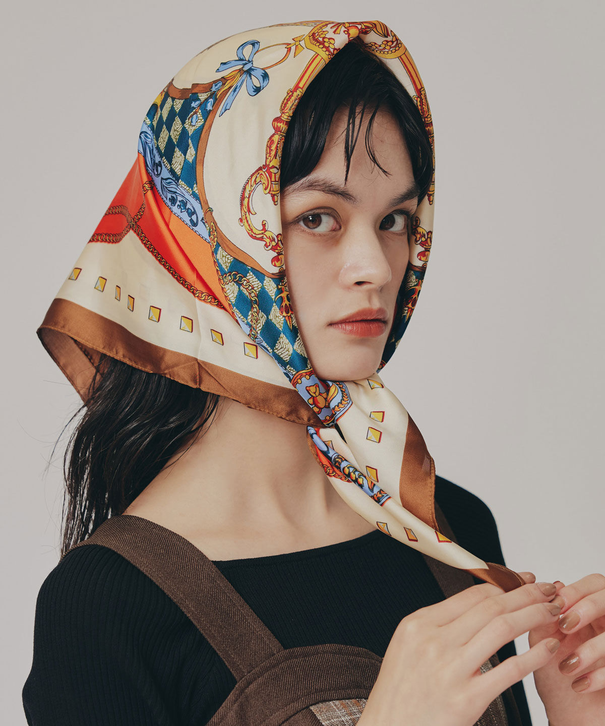 REDYAZEL「テディベアチェーンスカーフ」|マフラー|