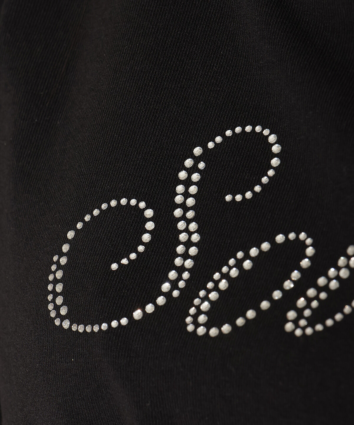 WILLSELECTION「タックスリーブラインストーンロゴTシャツ」|Tシャツ・カットソー|