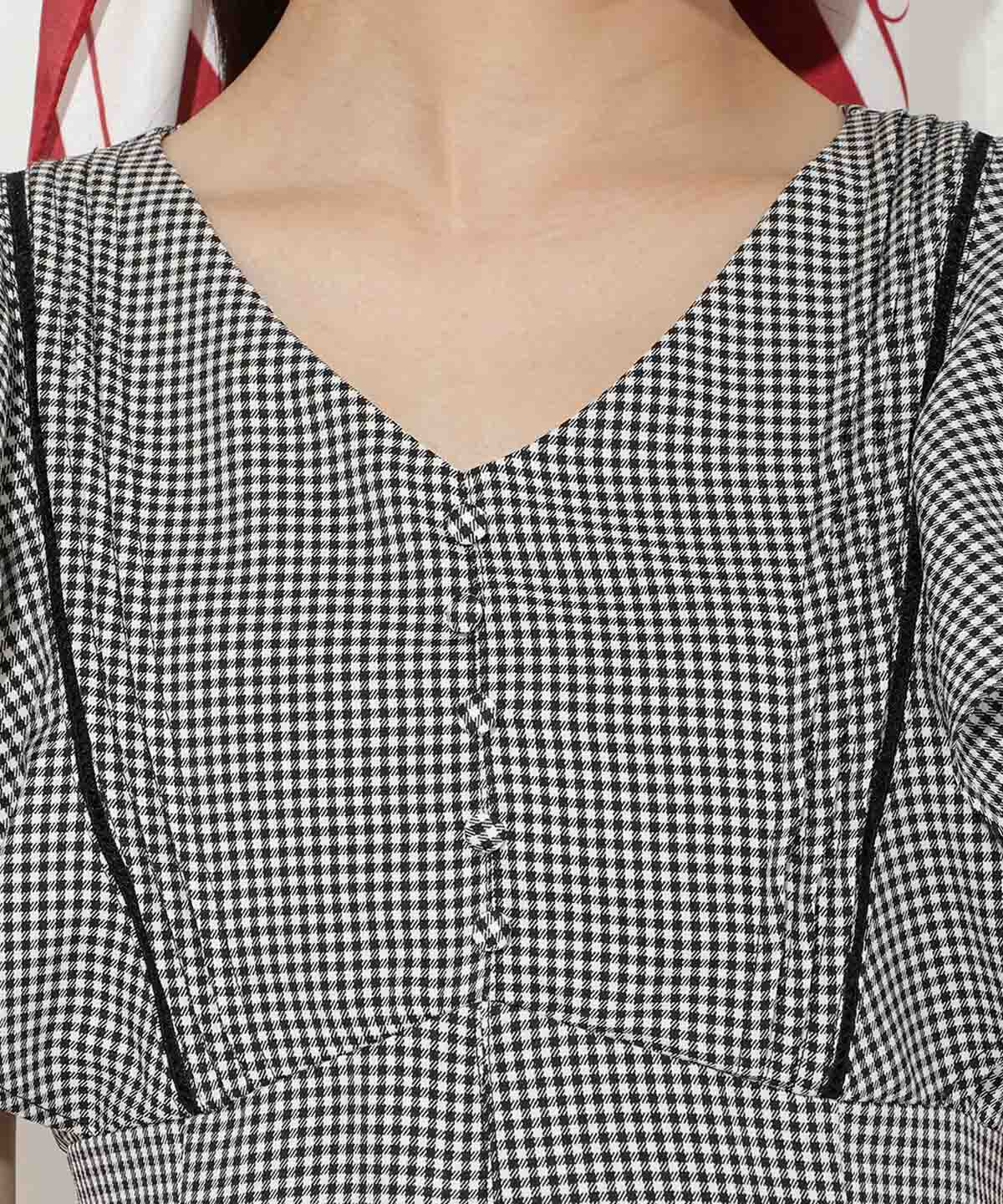 WILLSELECTION「バックリボンラッフルスリーブワンピース」|ワンピース|