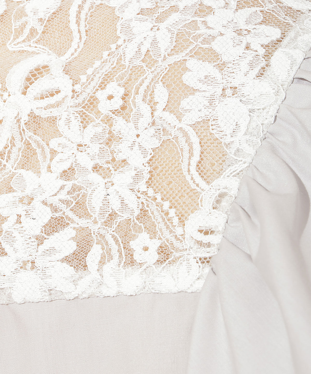 WILLSELECTION「バックレース切替フリルブラウス」|シャツ・ブラウス|