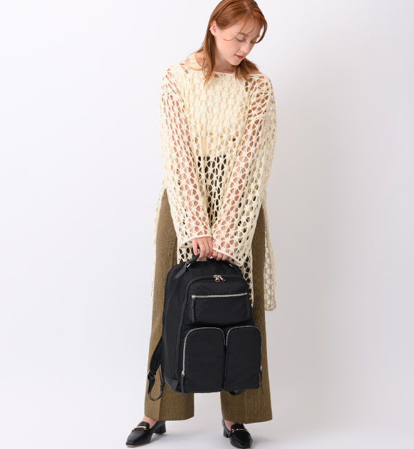 W&.Day/Night「W&.Day/Night ミュッケ オーガナイズドリュック B4サイズ 15.6インチPC収納 大容量 15577」|リュック|